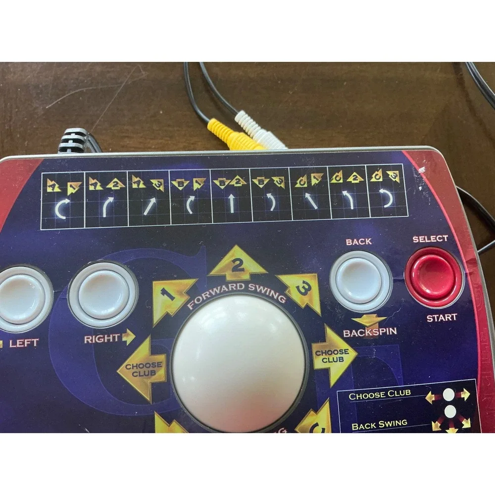 Radica Y2K Golden Tee Home Edition Plug and Play TV Game Trackball Console 2005